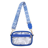 PVC crossbody bag