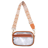 PVC crossbody bag