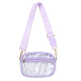 PVC crossbody bag