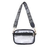 PVC crossbody bag