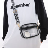 PVC crossbody bag