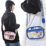 PVC crossbody bag